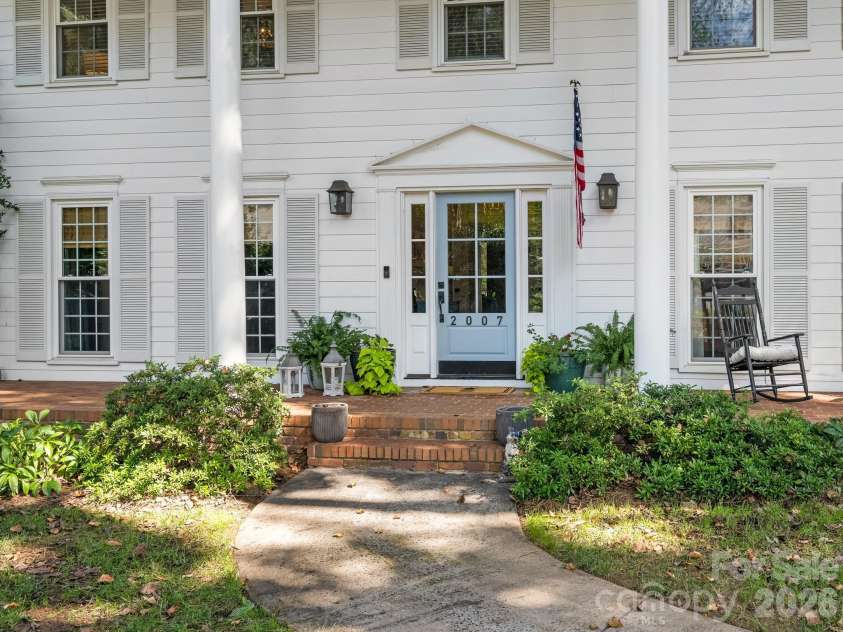 2007 Fromby Court, Charlotte, NC 28211.  MLS# CAR4429673, YatesRealty ID 54273. Front Exterior
