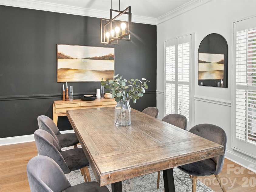 613 Weyburn Drive, Concord, NC 28027.  MLS# CAR4429477, YatesRealty ID 54278. Lovely dining area