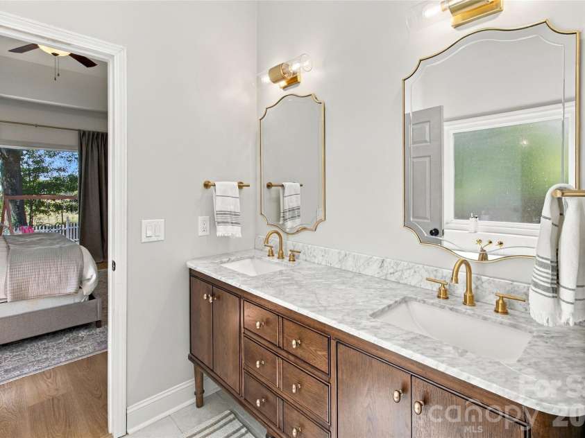 613 Weyburn Drive, Concord, NC 28027.  MLS# CAR4429477, YatesRealty ID 54278. Primary bathroom with double vanity