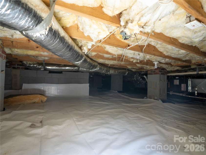 1011 Overhill Drive, Salisbury, NC 28144.  MLS# CAR4429292, YatesRealty ID 54283. Professionally installed, encapsulation and new sump pump added in the crawlspace.