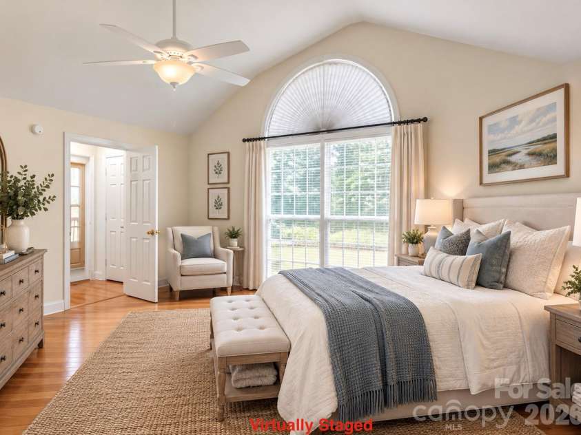 1011 Overhill Drive, Salisbury, NC 28144.  MLS# CAR4429292, YatesRealty ID 54283. Virtually Staged Primary Suite