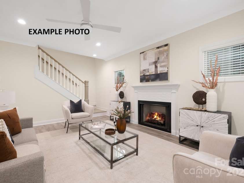 1002 Fairground Street, Charlotte, NC 28208.  MLS# CAR4198787, YatesRealty ID 5429. Staged photos of 1006 Fairground with  same layout.