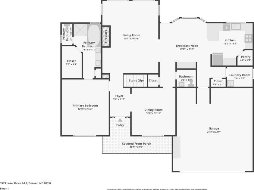 3573 Lake Shore Road, Denver, NC 28037.  MLS# CAR4429041, YatesRealty ID 54291. 