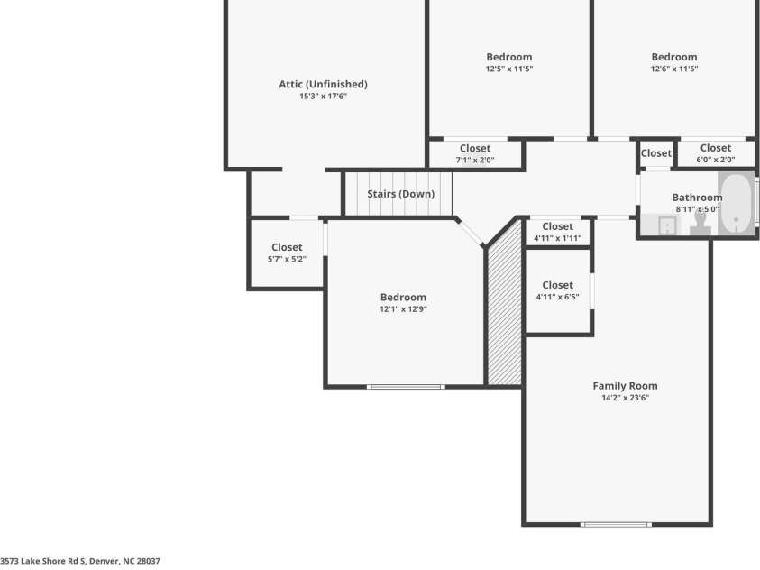 3573 Lake Shore Road, Denver, NC 28037.  MLS# CAR4429041, YatesRealty ID 54291. 