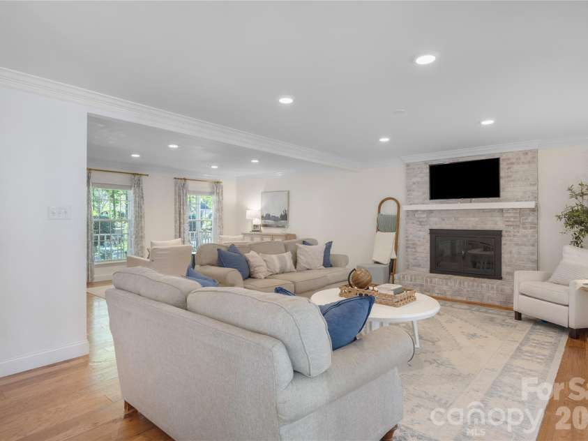 2620 Willowdale Lane, Matthews, NC 28105.  MLS# CAR4426974, YatesRealty ID 54324. An engineered beam was installed and it gives a spacious feel.