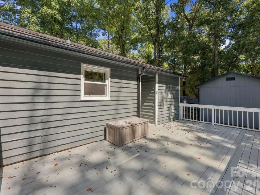 2909 Matoka Trail, Matthews, NC 28104.  MLS# CAR4426657, YatesRealty ID 54325. Back deck