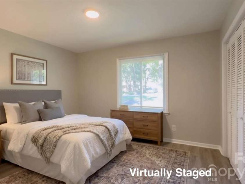 2909 Matoka Trail, Matthews, NC 28104.  MLS# CAR4426657, YatesRealty ID 54325. Virtually staged master bedroom