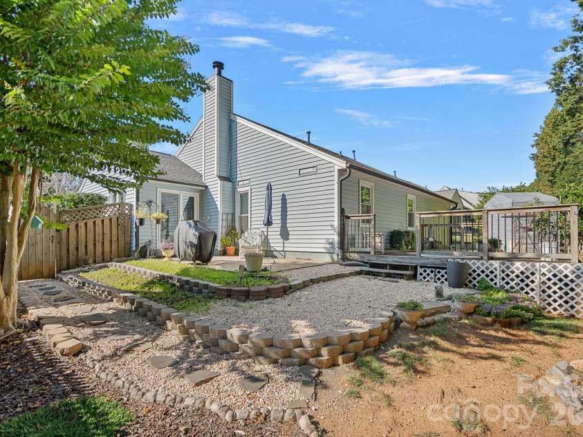 628 Rebecca Jane Drive, Mooresville, NC 28115.  MLS# CAR4425615, YatesRealty ID 54335. Backyard