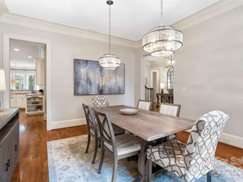 9011 Pine Laurel Drive, Weddington, NC 28104.  MLS# CAR4241805, YatesRealty ID 5434. Dining Room