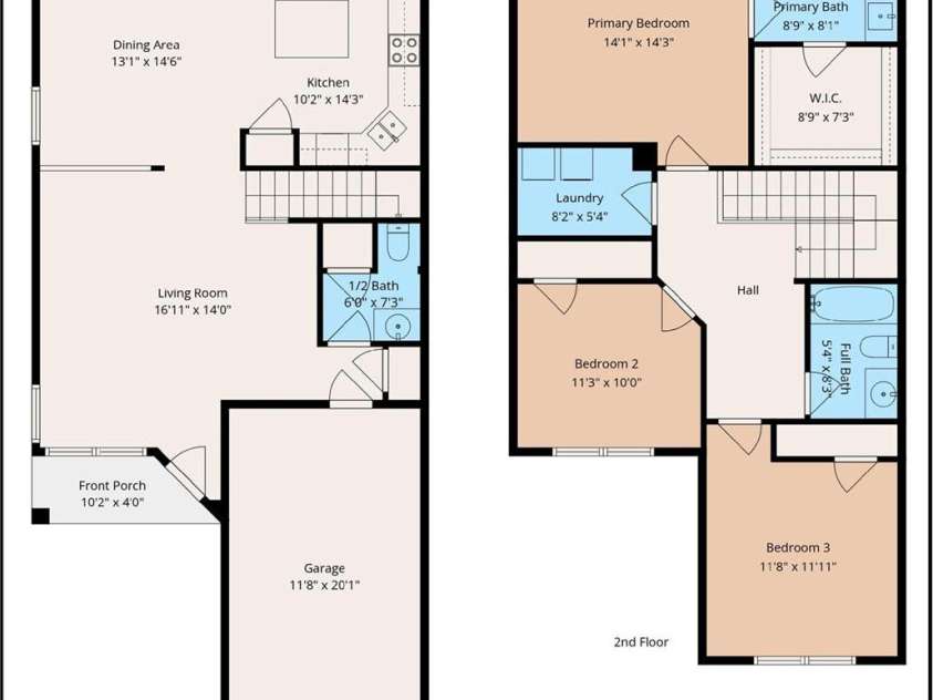 2738 Mill Valley Court, Matthews, NC 28105.  MLS# CAR4424420, YatesRealty ID 54340. Floor Plan