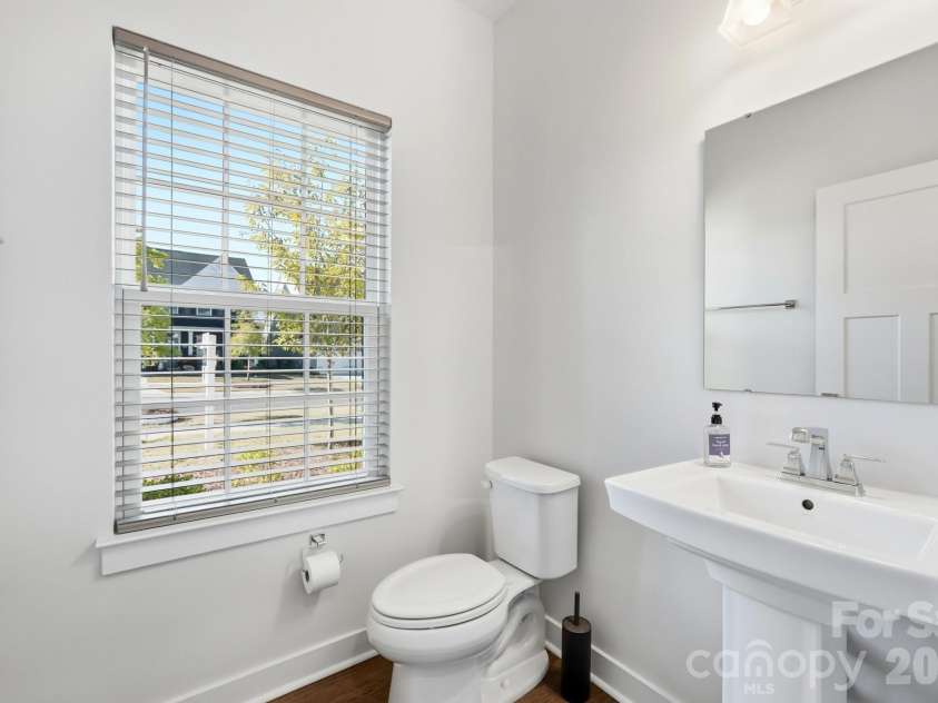 1857 Giana Lane, Monroe, NC 28112.  MLS# CAR4422864, YatesRealty ID 54344. Main level half bathroom