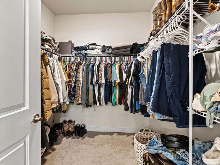 4222 Millstream Road, Denver, NC 28037.  MLS# CAR4341138, YatesRealty ID 5435. Primary suite walk in closet