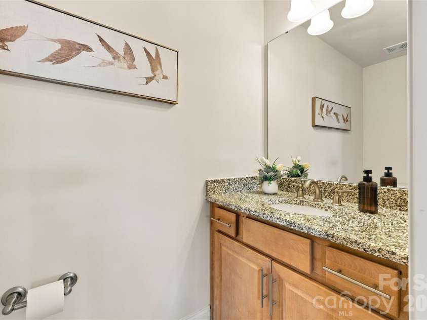 530 Vine Street, Indian Land, SC 29707.  MLS# CAR4417300, YatesRealty ID 54351. Half bath 3rd floor