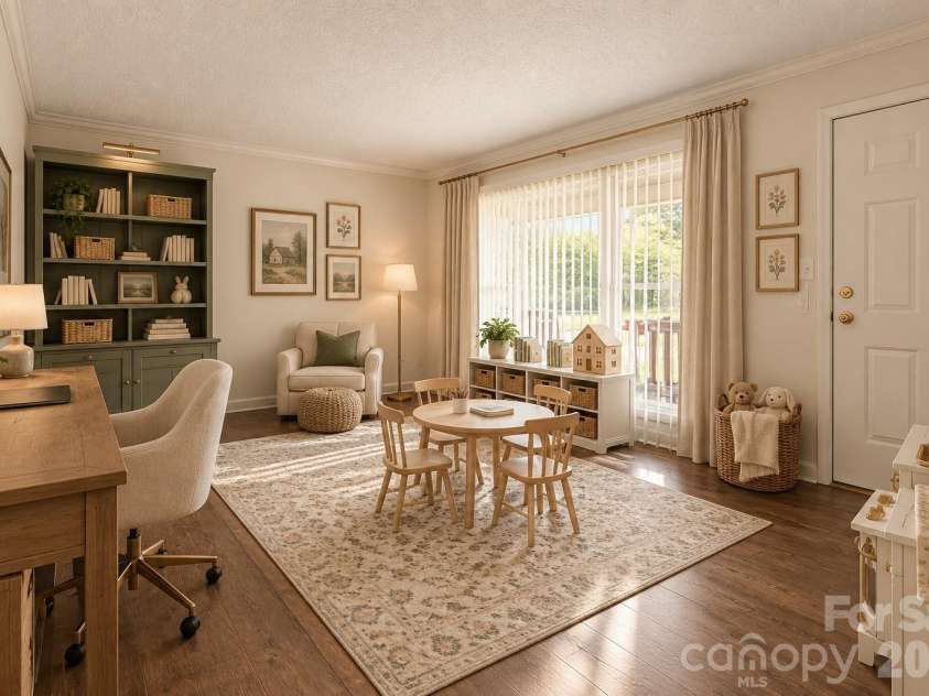 1555 Hess Road, Concord, NC 28025.  MLS# CAR4409569, YatesRealty ID 54352. Living Room Virtually Staged