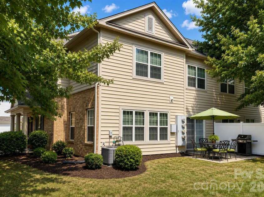 14515 Crociani Drive, Charlotte, NC 28277.  MLS# CAR4407870, YatesRealty ID 54355. Rear patio