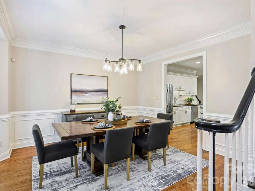 12727 Duncourtney Lane, Charlotte, NC 28277.  MLS# CAR4427559, YatesRealty ID 54365. Formal dining room