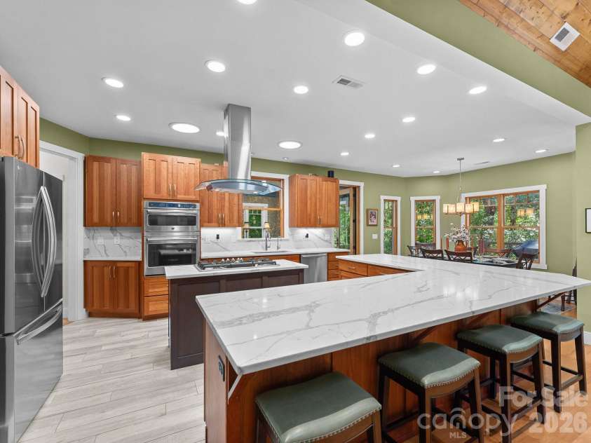 359 New Castle Road, Brevard, NC 28712.  MLS# CAR4427485, YatesRealty ID 54367. New quartz countertops add function and light