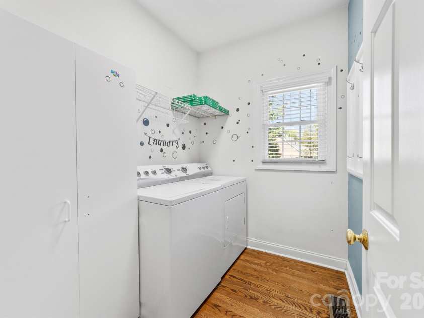 4014 Belle Meade Circle, Belmont, NC 28012.  MLS# CAR4429750, YatesRealty ID 54372. Laundry room on main level