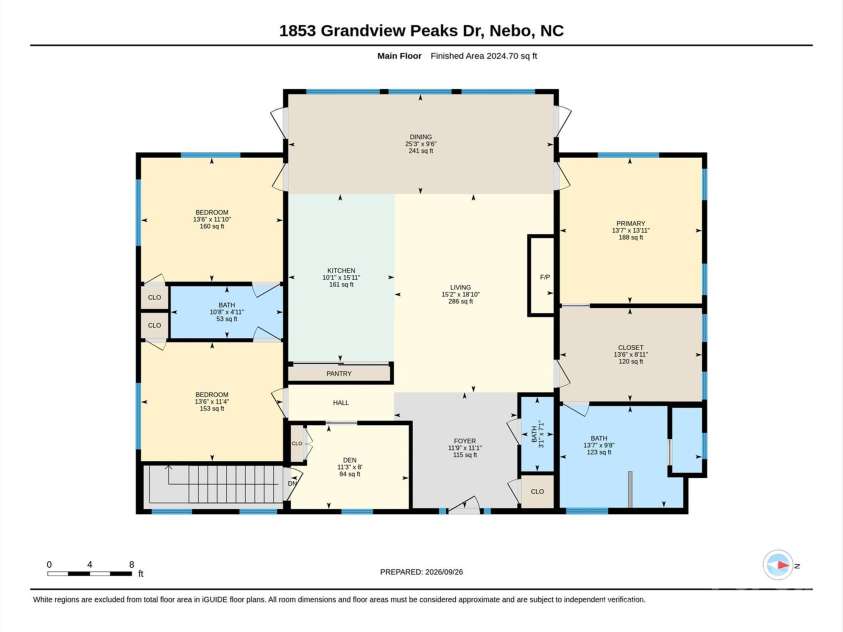 1853 Grandview Drive, Nebo, NC 28761.  MLS# CAR4430232, YatesRealty ID 54383. 