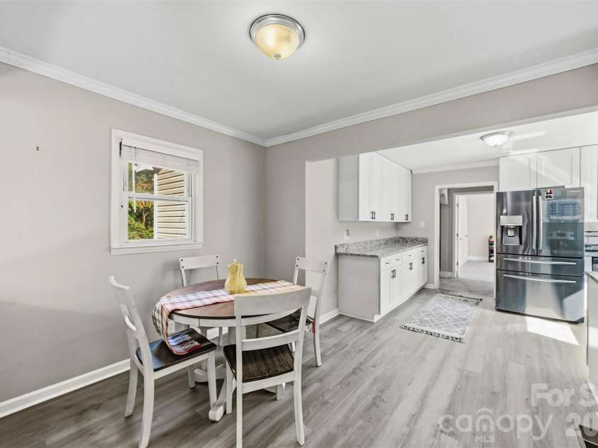 119 Walton Street, Granite Quarry, NC 28072.  MLS# CAR4425481, YatesRealty ID 54394. Dining area that opens to the kitchen
