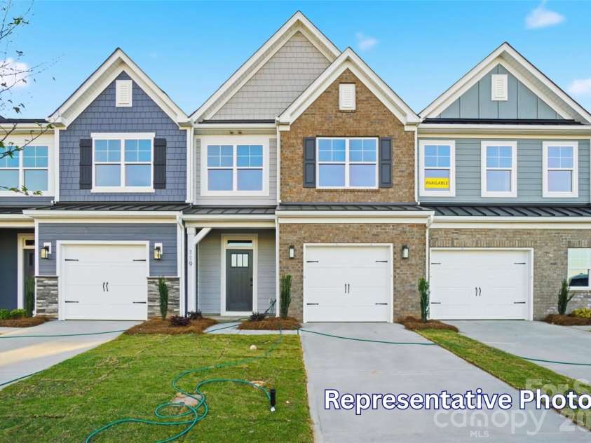 410 Blythe Townhome Lane, Waxhaw, NC 28173.  MLS# CAR4414936, YatesRealty ID 54401. Homesite 106 features an Ashland C floorplan