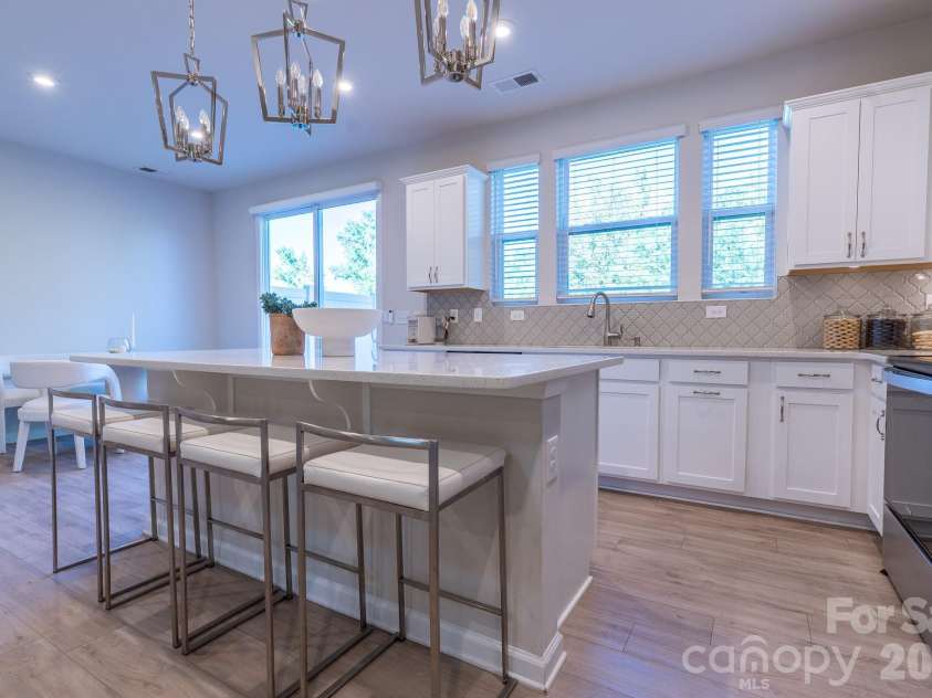 9238 Northfield Crossing Drive, Charlotte, NC 28269.  MLS# CAR4428650, YatesRealty ID 54403. Custom designer lighting thru out home