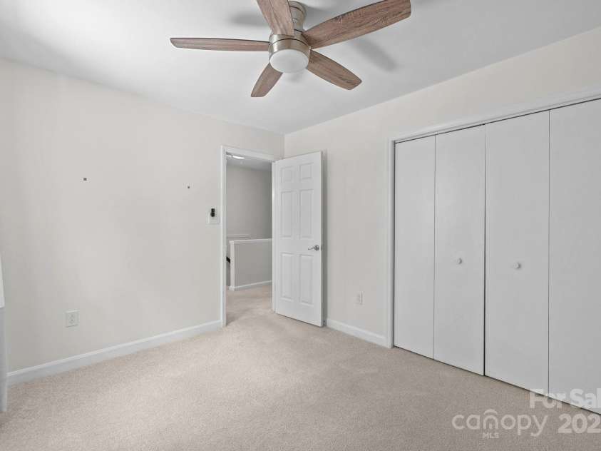 9319 Harps Mill Court, Charlotte, NC 28270.  MLS# CAR4244091, YatesRealty ID 5441. Double closet in secondary bedroom