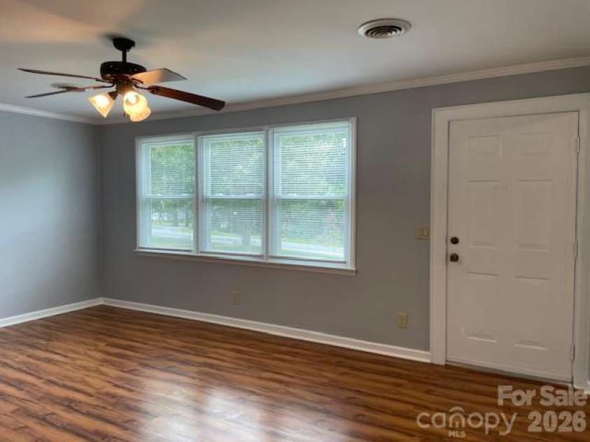 417 Gold Hill Drive, Salisbury, NC 28146.  MLS# CAR4430781, YatesRealty ID 54418. Living room view