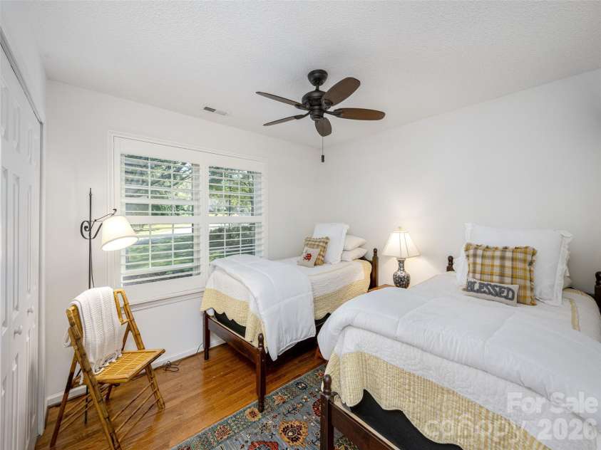 277 Highland Golf Drive, Flat Rock, NC 28731.  MLS# CAR4430345, YatesRealty ID 54429. Lovely second bedroom.