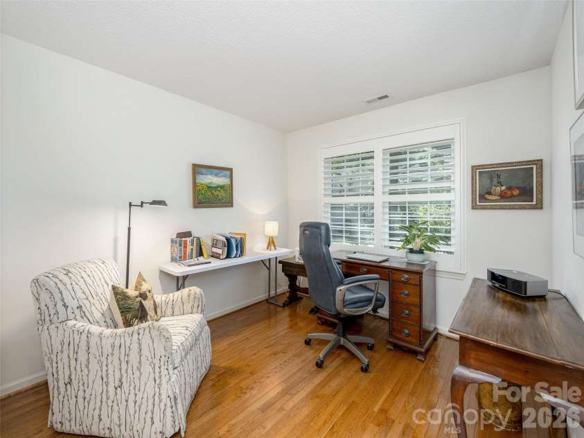 277 Highland Golf Drive, Flat Rock, NC 28731.  MLS# CAR4430345, YatesRealty ID 54429. Third bedroom or office.