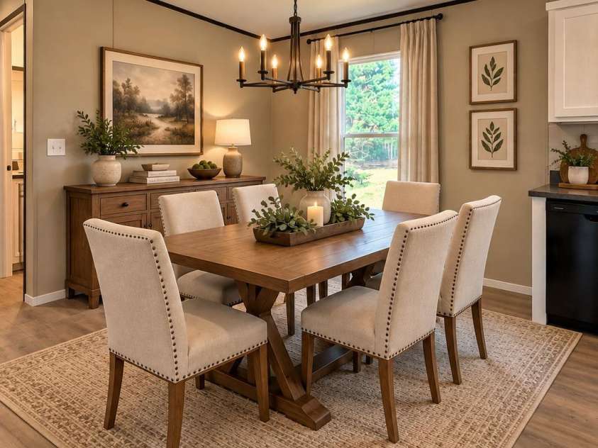 1066 Gold Mine Drive, Catawba, NC 28609.  MLS# CAR4430584, YatesRealty ID 54447. Dining Room Virtually Staged