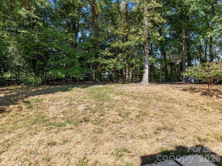 4415 Highcroft Lane, Charlotte, NC 28269.  MLS# CAR4430634, YatesRealty ID 54449. Backyard