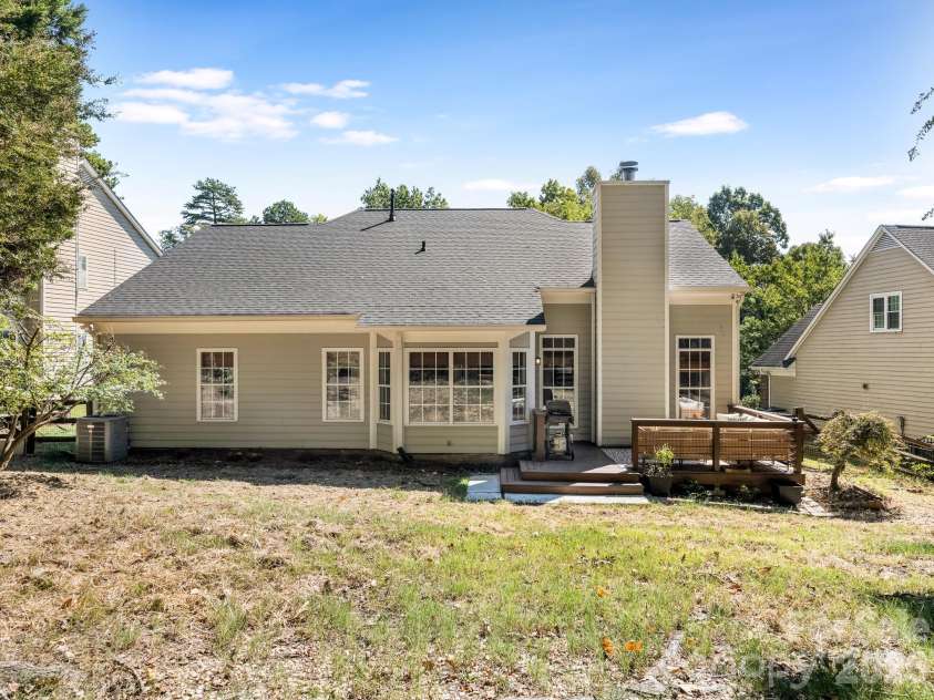 4415 Highcroft Lane, Charlotte, NC 28269.  MLS# CAR4430634, YatesRealty ID 54449. Rear Elevation