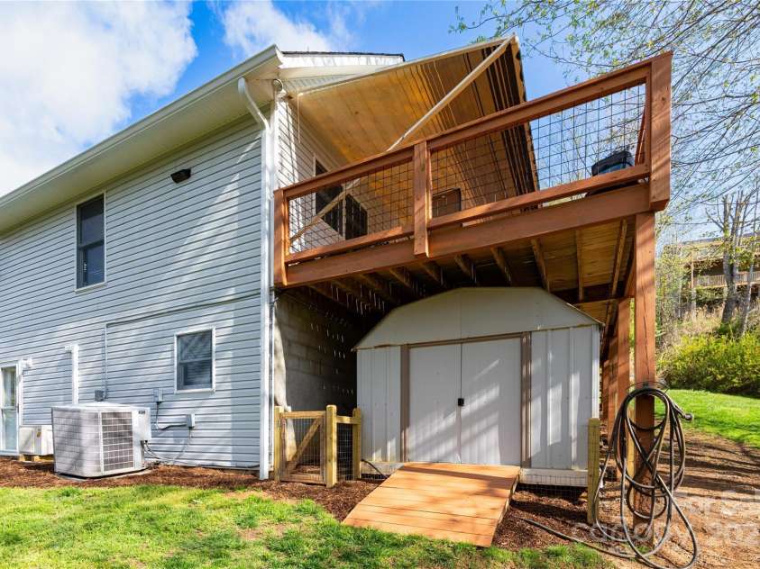 110 Red Fox Den Road, Mars Hill, NC 28754.  MLS# CAR4243153, YatesRealty ID 5446. Storage Shed Conveys