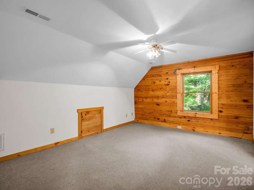124 Starling Lane, Lake Lure, NC 28746.  MLS# CAR4430565, YatesRealty ID 54465. Upper level BR