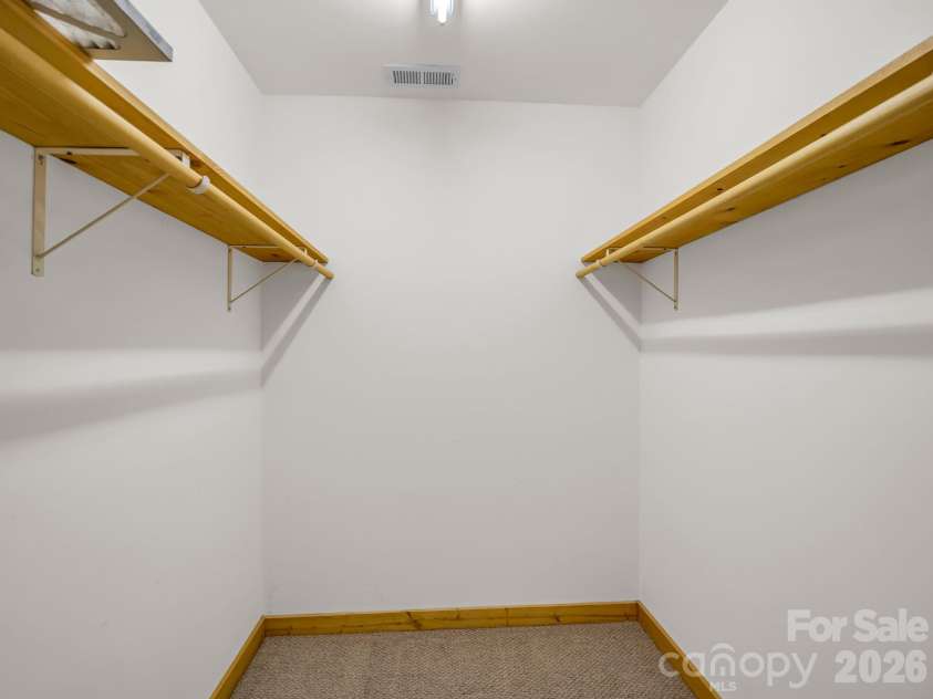 124 Starling Lane, Lake Lure, NC 28746.  MLS# CAR4430565, YatesRealty ID 54465. Upper level BR closet
