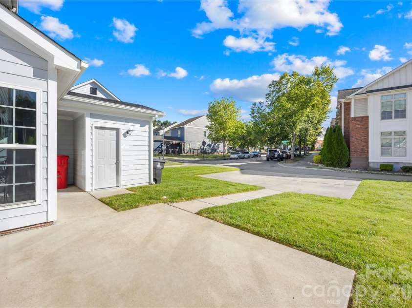 19822 Davidson Concord Road, Davidson, NC 28036.  MLS# CAR4429435, YatesRealty ID 54473. Storage area, outside patio, and parking