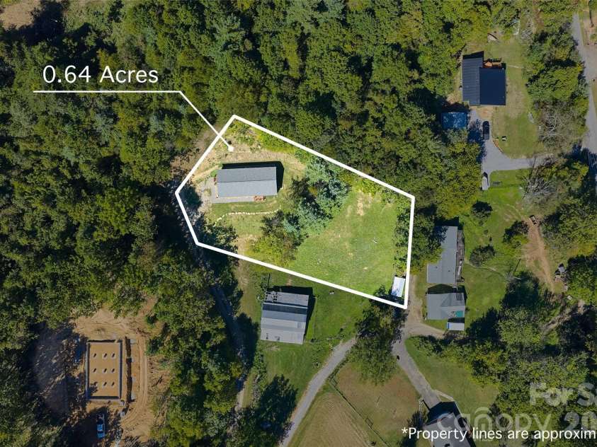 60 Spring Mountain Drive, Canton, NC 28716.  MLS# CAR4419213, YatesRealty ID 54498. 0.64 acres, lines approximate
