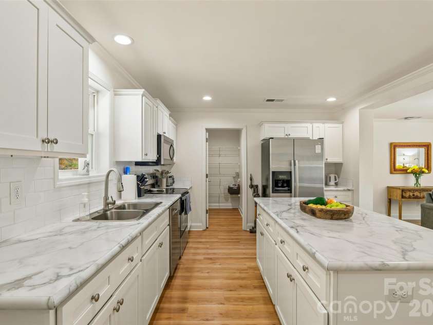 60 Spring Mountain Drive, Canton, NC 28716.  MLS# CAR4419213, YatesRealty ID 54498. Kitchen looking into living