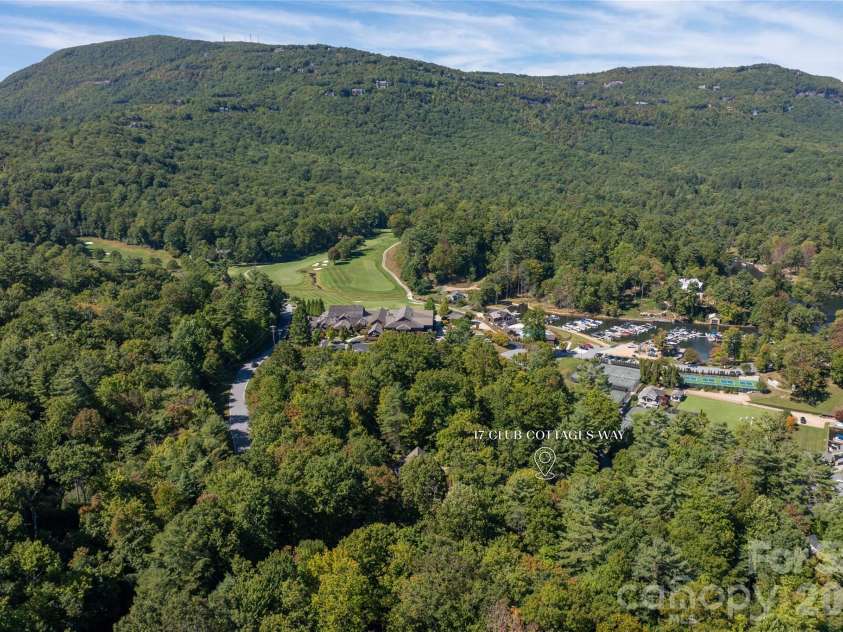 17 Club Cottages Way, Lake Toxaway, NC 28747.  MLS# CAR4430629, YatesRealty ID 54500. 