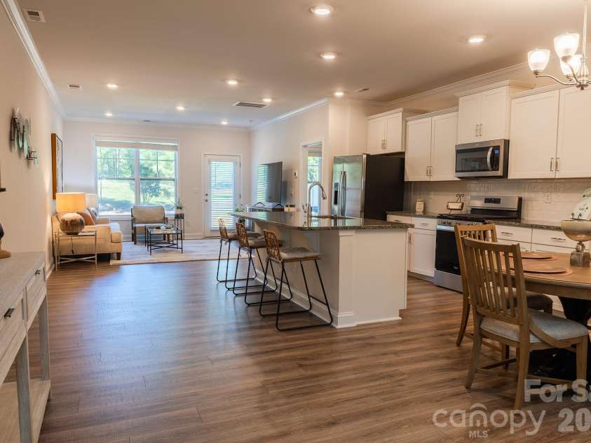 4104 Steel Way, Sherrills Ford, NC 28673.  MLS# CAR4426667, YatesRealty ID 54508. Entry into Townhome Main Level