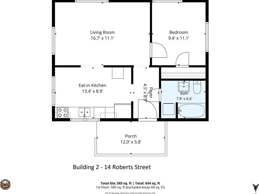 2 Roberts Street, Fletcher, NC 28732.  MLS# CAR4430964, YatesRealty ID 54523. 