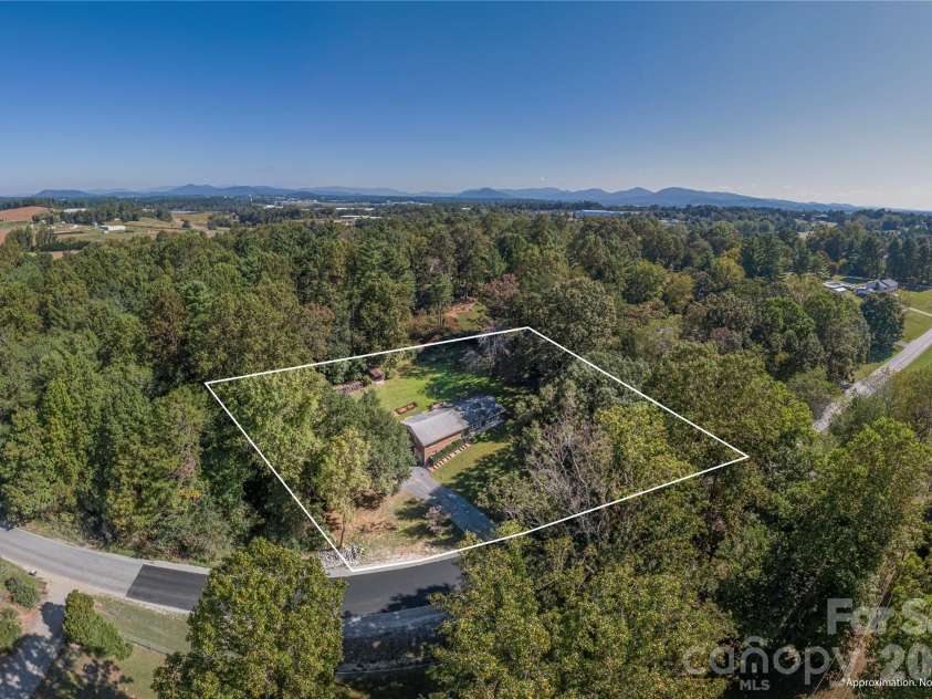 2882 Butler Bridge Road, Mills River, NC 28759.  MLS# CAR4430985, YatesRealty ID 54527. Lines are approximate