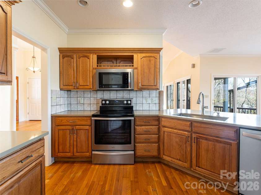 1341 Forest Lake Heights Drive, Nebo, NC 28761.  MLS# CAR4339850, YatesRealty ID 5453. Generous, updated kitchen