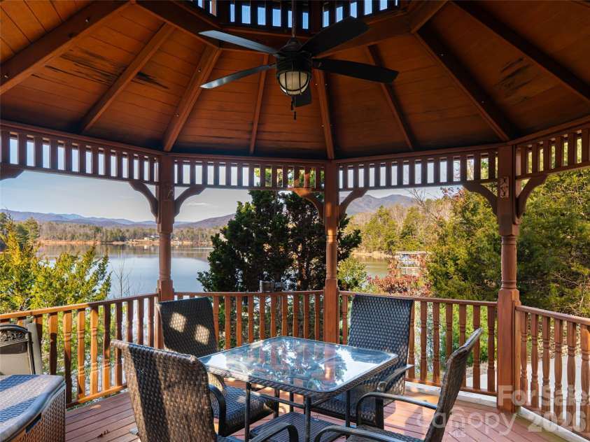 1341 Forest Lake Heights Drive, Nebo, NC 28761.  MLS# CAR4339850, YatesRealty ID 5453. Large gazebo