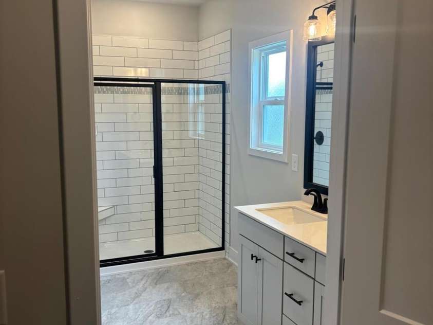 110 Swinford Drive, Salisbury, NC 28146.  MLS# CAR4430567, YatesRealty ID 54544. Primary Bathroom-Representative image shown. Finishes &  features, may vary