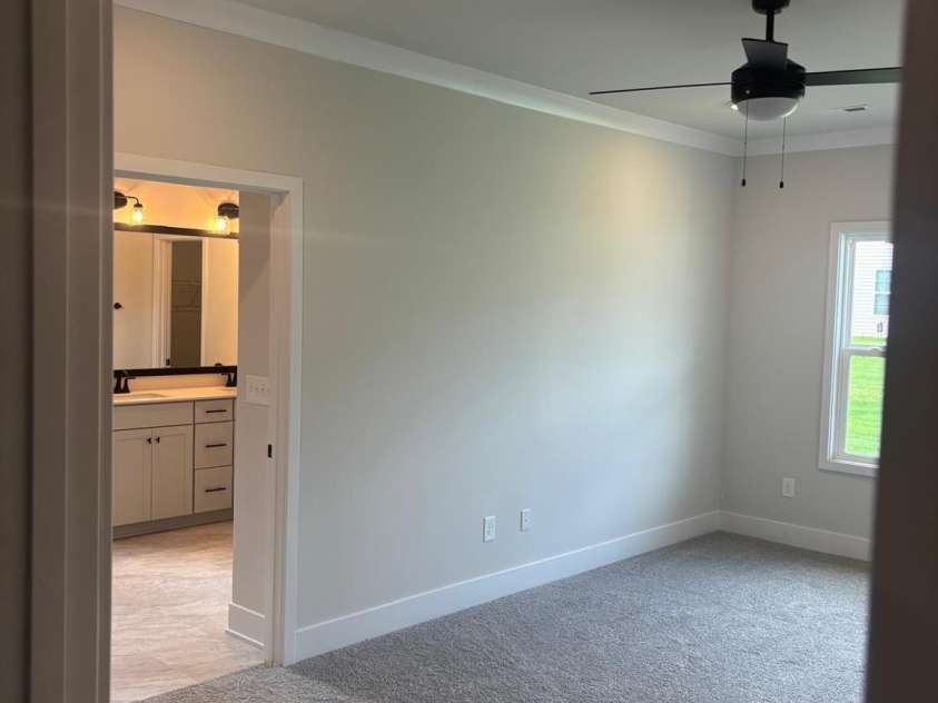 110 Swinford Drive, Salisbury, NC 28146.  MLS# CAR4430567, YatesRealty ID 54544. Primary Bedroom-Representative image shown. Finishes &  features, may vary