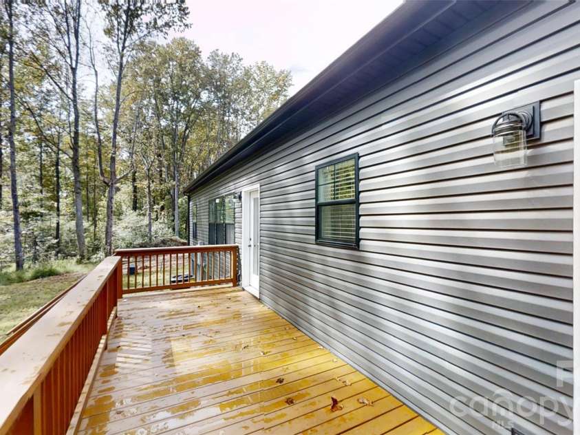 101 Riverhills Lane, Morganton, NC 28655.  MLS# CAR4401329, YatesRealty ID 54549. Back Deck View