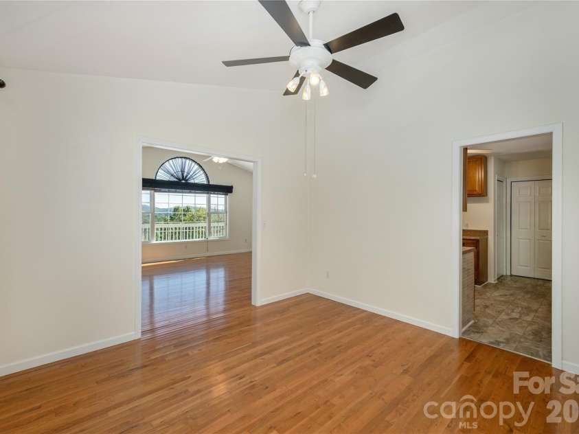 219 Greens View Drive, Horse Shoe, NC 28742.  MLS# CAR4420753, YatesRealty ID 54552. Dining room