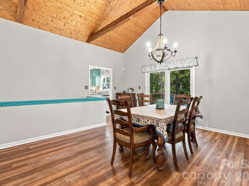 14 Cambridge Drive, Candler, NC 28715.  MLS# CAR4431024, YatesRealty ID 54554. Spacious Open Living Dining Area